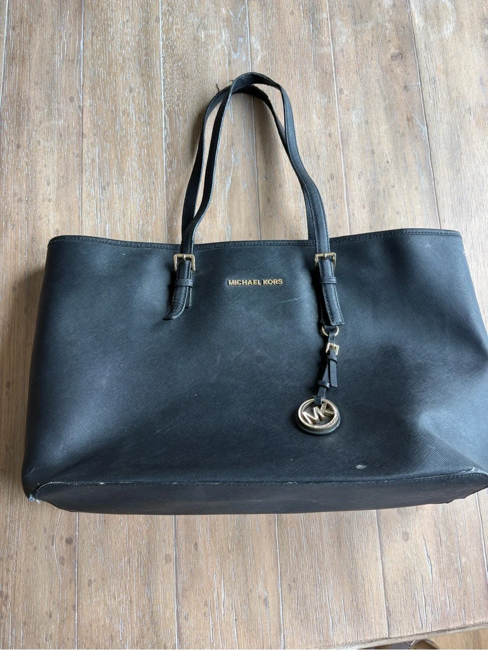 Michael Kors black laptop bag